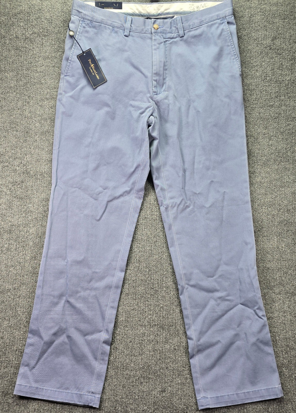 Polo Ralph Lauren Pants Mens 36x32 Light Blue Classic Fit Straight Leg Chinos